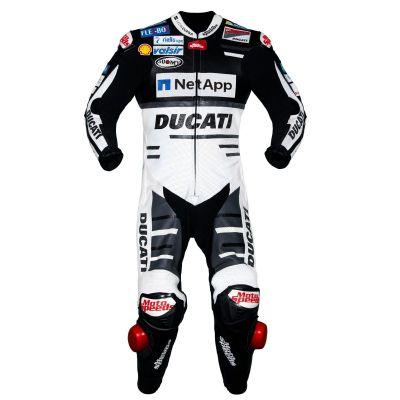 Andrea Dovizioso Ducati MotoGP 2018 Leather Suit Black