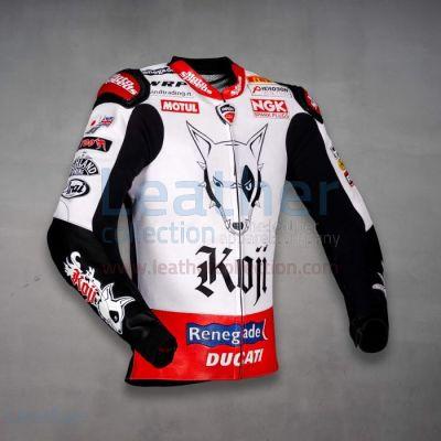 Ducati Retro Leather Jacket Noriyuki Haga WSBK 2004