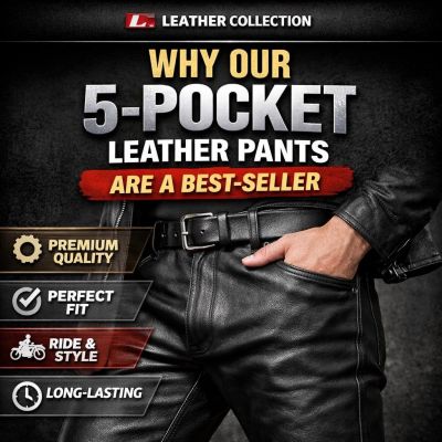 Why Our 5-Pocket Leather Pants Are a Best-Seller