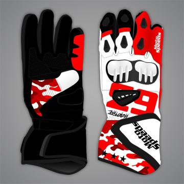 Ducati leather gloves
