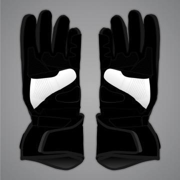 White Moto Gloves Alvaro Bautista SBK 2025 WT