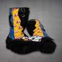 Miguel Oliviera Yellow Motorcycle Boots Winter Test 2022 bottom view