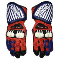 Andrea Dovizioso 2016 MotoGP Race Gloves upper view