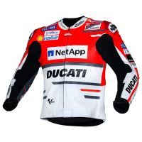 Andrea Dovizioso Ducati MotoGP 2018 Leather Jacket left view