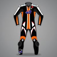 Jack Miller Sportbike Race Suit KTM Winter Test 2022 front view