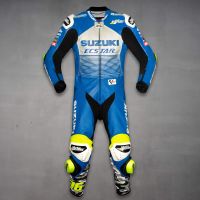 Joan Mir Suzuki Racing Leathers MotoGP 2020 front view