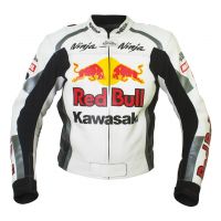 Kawasaki Ninja Redbull Motorbike Leather Jacket