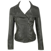 Lamb Asymmetrical Leather Jacket