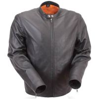 Lightweight Leather Summer Motorcycle Jacket