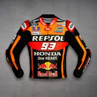 Marc Marquez 93 Honda Repsol Black Jacket 2017 front view