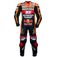 Marc Marquez 93 Honda Repsol 2017 Black Suit front