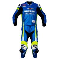 Maverick Vinale Suzuki MotoGP 2015 Leathers front