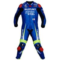Maverick Vinales Suzuki MotoGP 2016 гонки костюм вид спереди