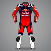 Pedro Acosta Race Suit Red Bull MotoGP 2024 front view