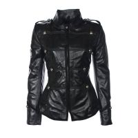 Princess Military Leather Jacket front