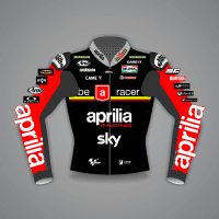 Red and Black Biker Jacket