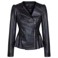 The Empress Fashion Leather Jacket For Ladies front