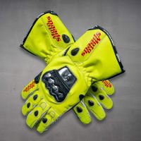 Valentino Rossi Moto Leather Gloves MotoGP 2024 upper view