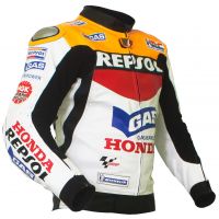 Valentino Rossi Repsol Honda MotoGP 2003 Leather Jacket side