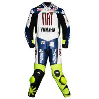 Valentino Rossi Yamaha Fiat MotoGP 2007 Leather Suit