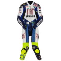 Valentino Rossi Yamaha Fiat MotoGP 2008 Leather Suit
