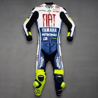 Valentino Rossi Yamaha Fiat MotoGP 2010 Leather Suit